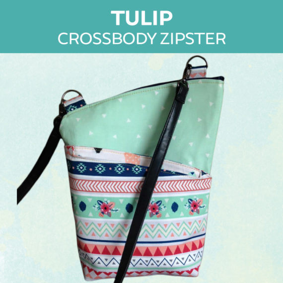 Tulip Crossbody Zipster ~ PDF Pattern - CloBird Designs